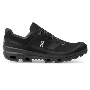 Παπουτσια Trail ανδρικα On Cloud Cloudventure Waterproof Black | GR_ON8029