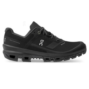 Παπουτσια Trail γυναικεια On Cloud Cloudventure Waterproof Black | GR_ON8519