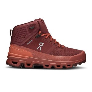 Μποτακια Ορειβατικα γυναικεια On Cloud Cloudrock 2 Waterproof Burgundy | GR_ON8447