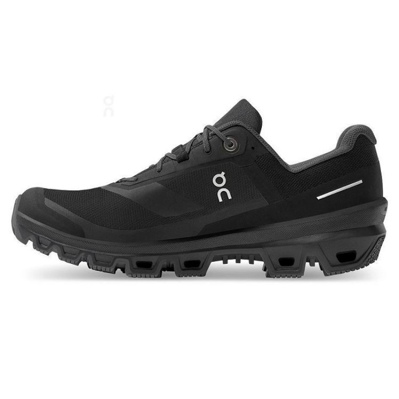 Παπουτσια Trail γυναικεια On Cloud Cloudventure Waterproof Black | GR_ON8519