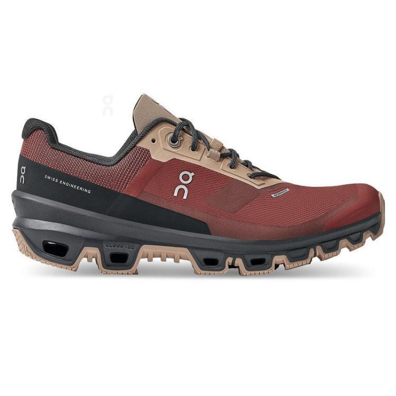 Παπουτσια Trail γυναικεια On Cloud Cloudventure Waterproof Burgundy | GR_ON8067