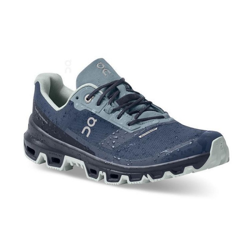 Παπουτσια Trail γυναικεια On Cloud Cloudventure Waterproof Navy | GR_ON8152