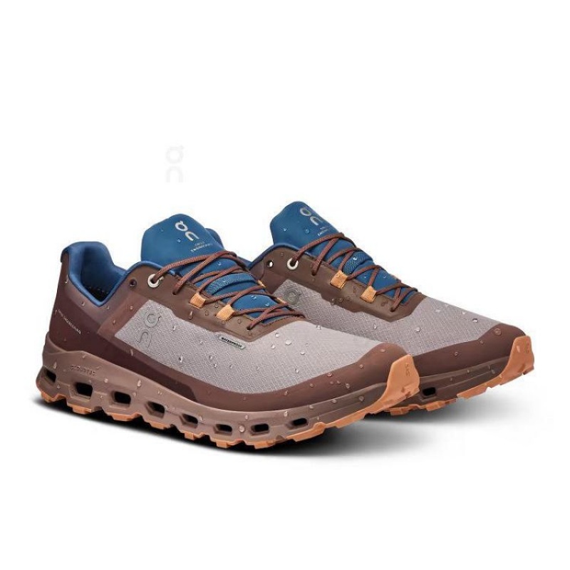 Παπουτσια Trail ανδρικα On Cloud Cloudvista Waterproof Brown | GR_ON8820