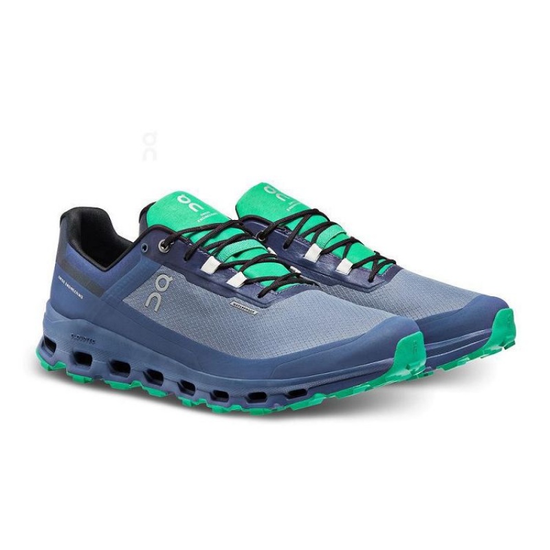 Παπουτσια Trail ανδρικα On Cloud Cloudvista Waterproof Blue | GR_ON8624