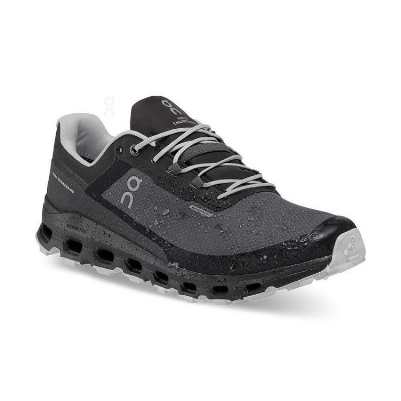 Παπουτσια Trail ανδρικα On Cloud Cloudvista Waterproof Black | GR_ON8025