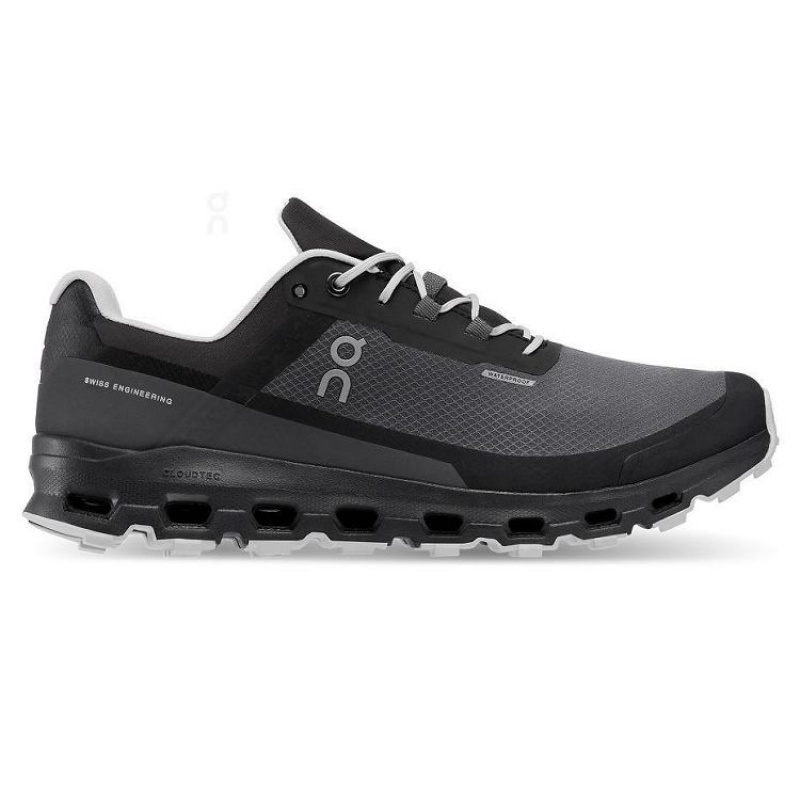 Παπουτσια Trail ανδρικα On Cloud Cloudvista Waterproof Black | GR_ON8025