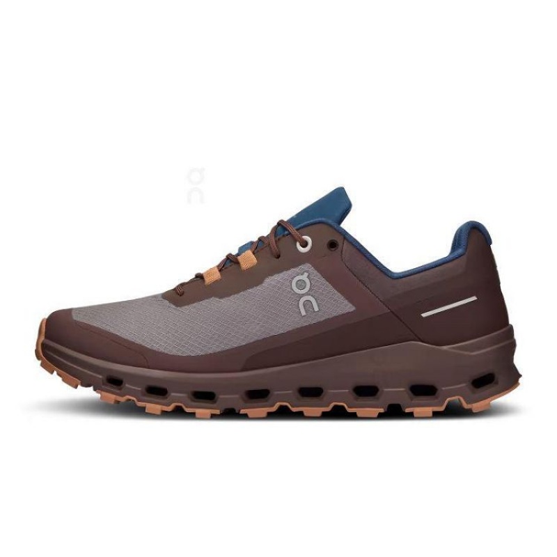 Παπουτσια Trail γυναικεια On Cloud Cloudvista Waterproof Brown | GR_ON8450