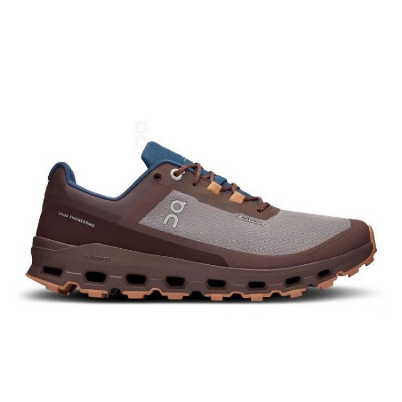 Παπουτσια Trail γυναικεια On Cloud Cloudvista Waterproof Brown | GR_ON8397