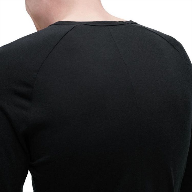 μπλουζακια ανδρικα On Cloud Merino Long-T Black | GR_ON8462