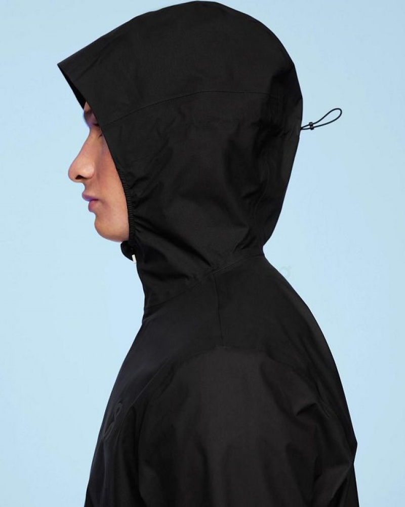 Μπουφαν ανδρικα On Cloud αδιαβροχα Anorak Black | GR_ON9138