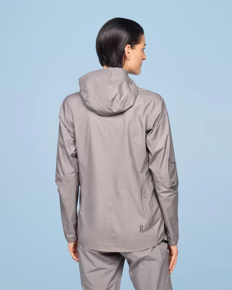 Μπουφαν γυναικεια On Cloud αδιαβροχα Anorak Grey | GR_ON8967