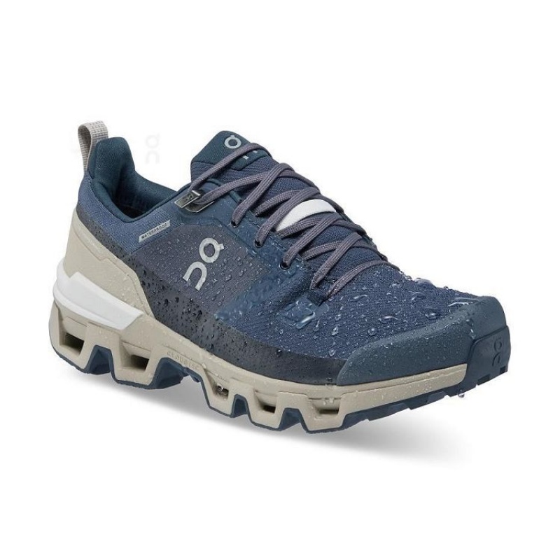 Παπουτσια Ορειβασιασ γυναικεια On Cloud Cloudwander Waterproof Navy | GR_ON8533