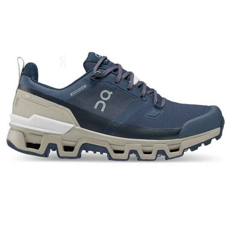 Παπουτσια Ορειβασιασ γυναικεια On Cloud Cloudwander Waterproof Navy | GR_ON8533