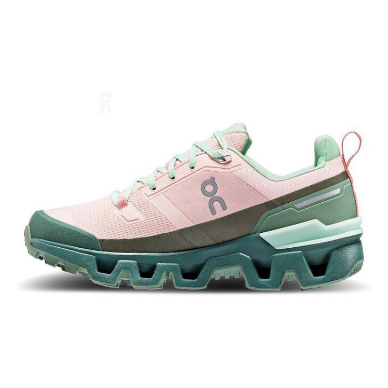 Παπουτσια Ορειβασιασ γυναικεια On Cloud Cloudwander Waterproof Pink / Green | GR_ON8881