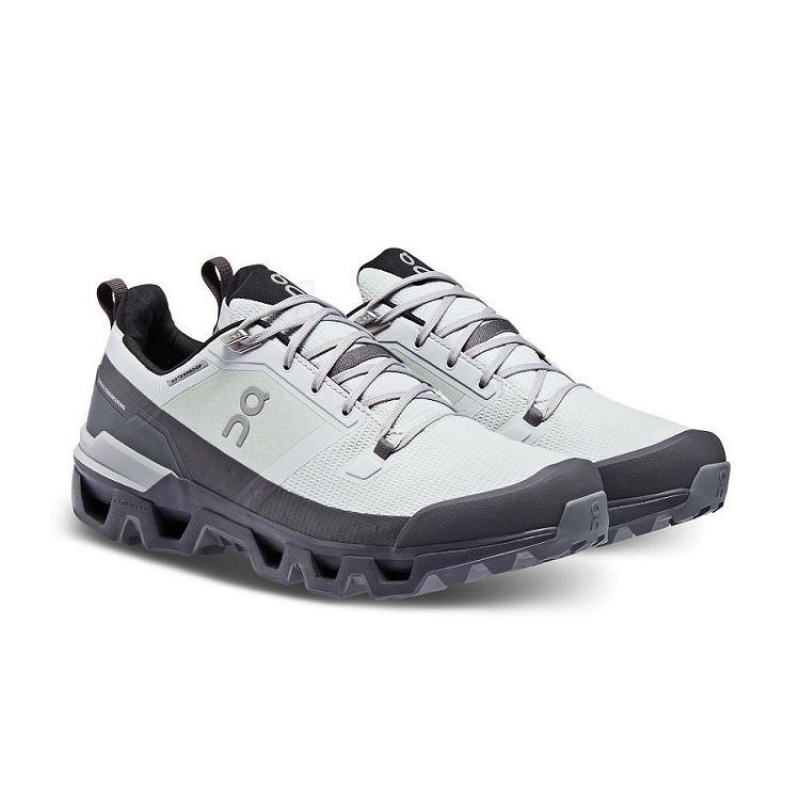 Παπουτσια Ορειβασιασ ανδρικα On Cloud Cloudwander Waterproof White / Grey | GR_ON9016