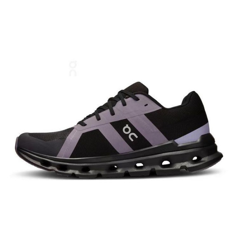 παπουτσια για τρεξιμο σε δρομο ανδρικα On Cloud Cloudrunner Black / Purple | GR_ON8731