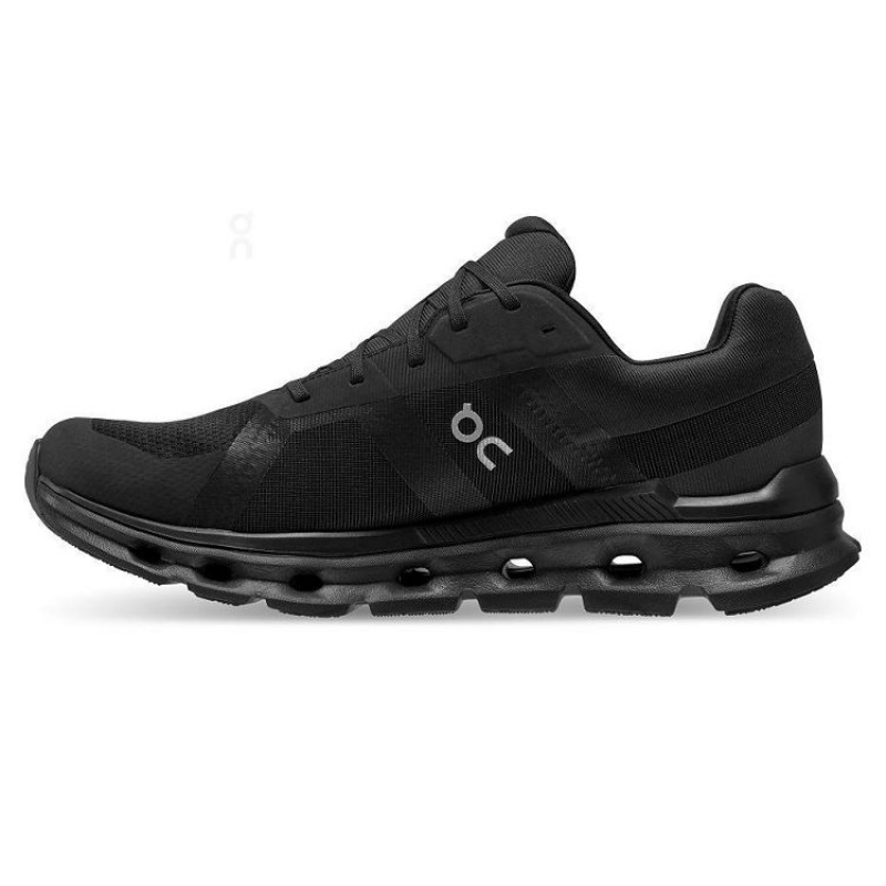 παπουτσια για τρεξιμο σε δρομο ανδρικα On Cloud Cloudrunner Waterproof Black | GR_ON8709